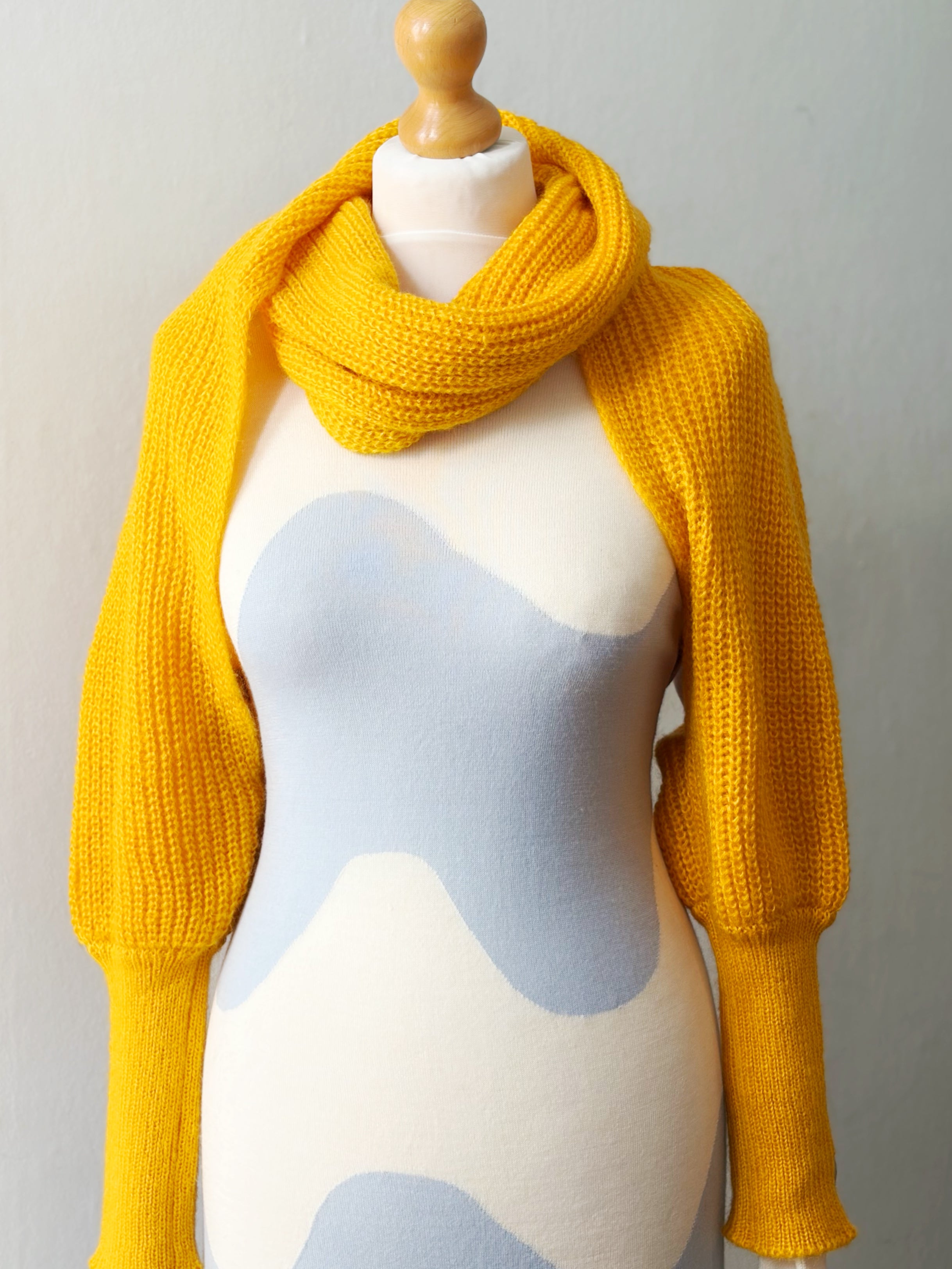 Soft brushed scarf - Yellow
