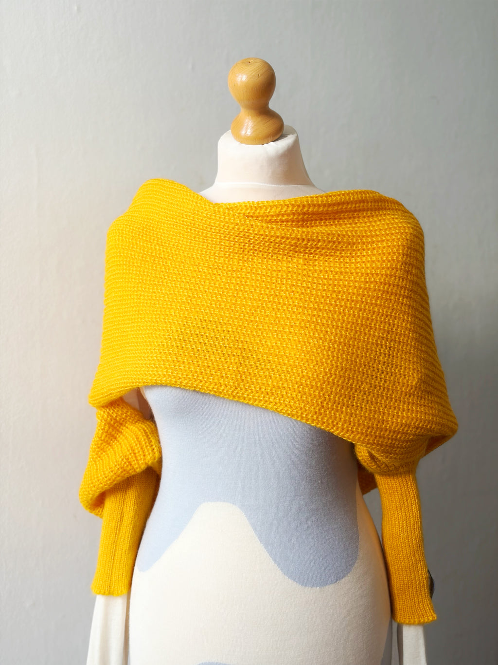 Soft brushed scarf - Yellow
