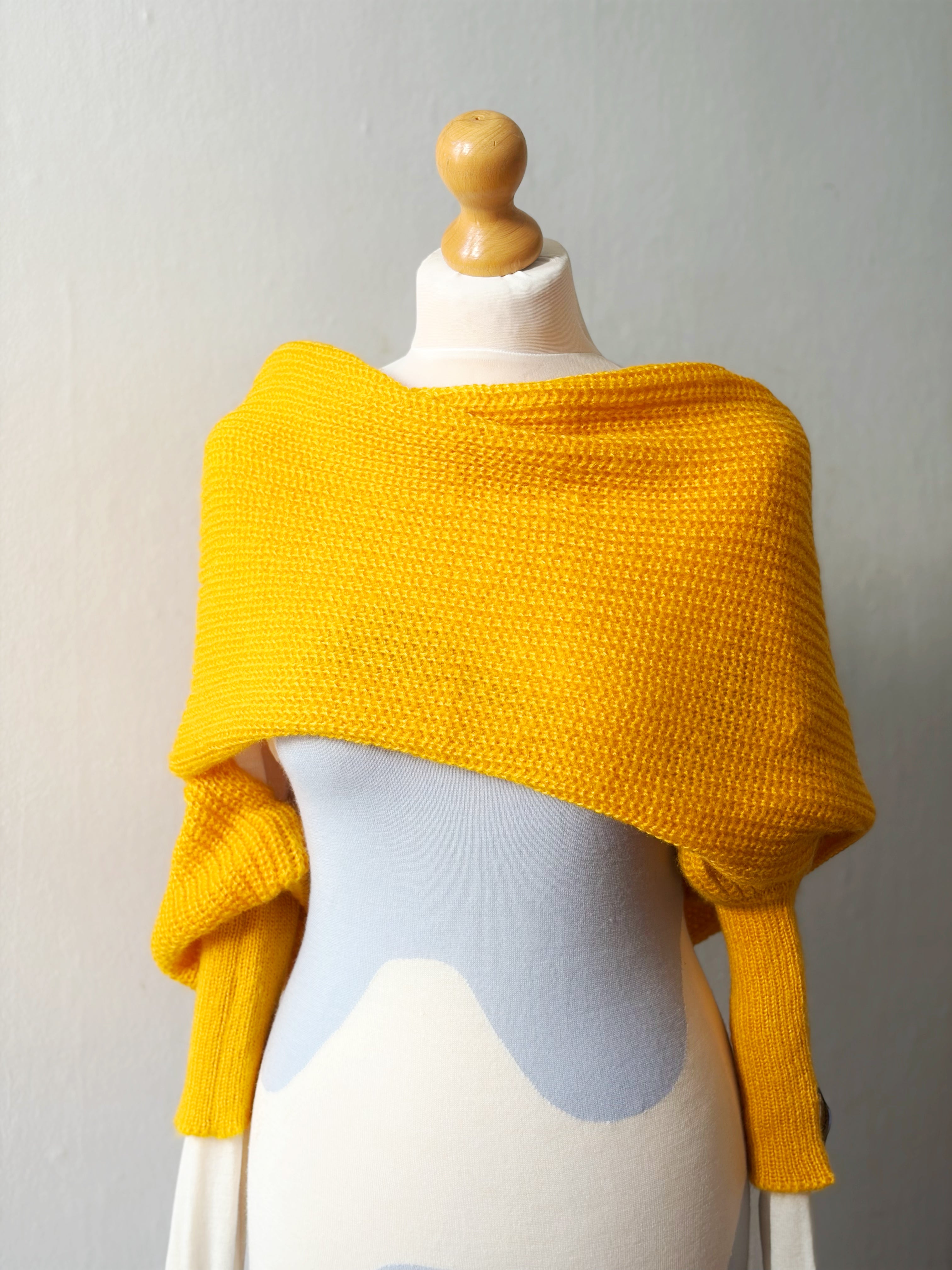 Soft brushed scarf - Yellow
