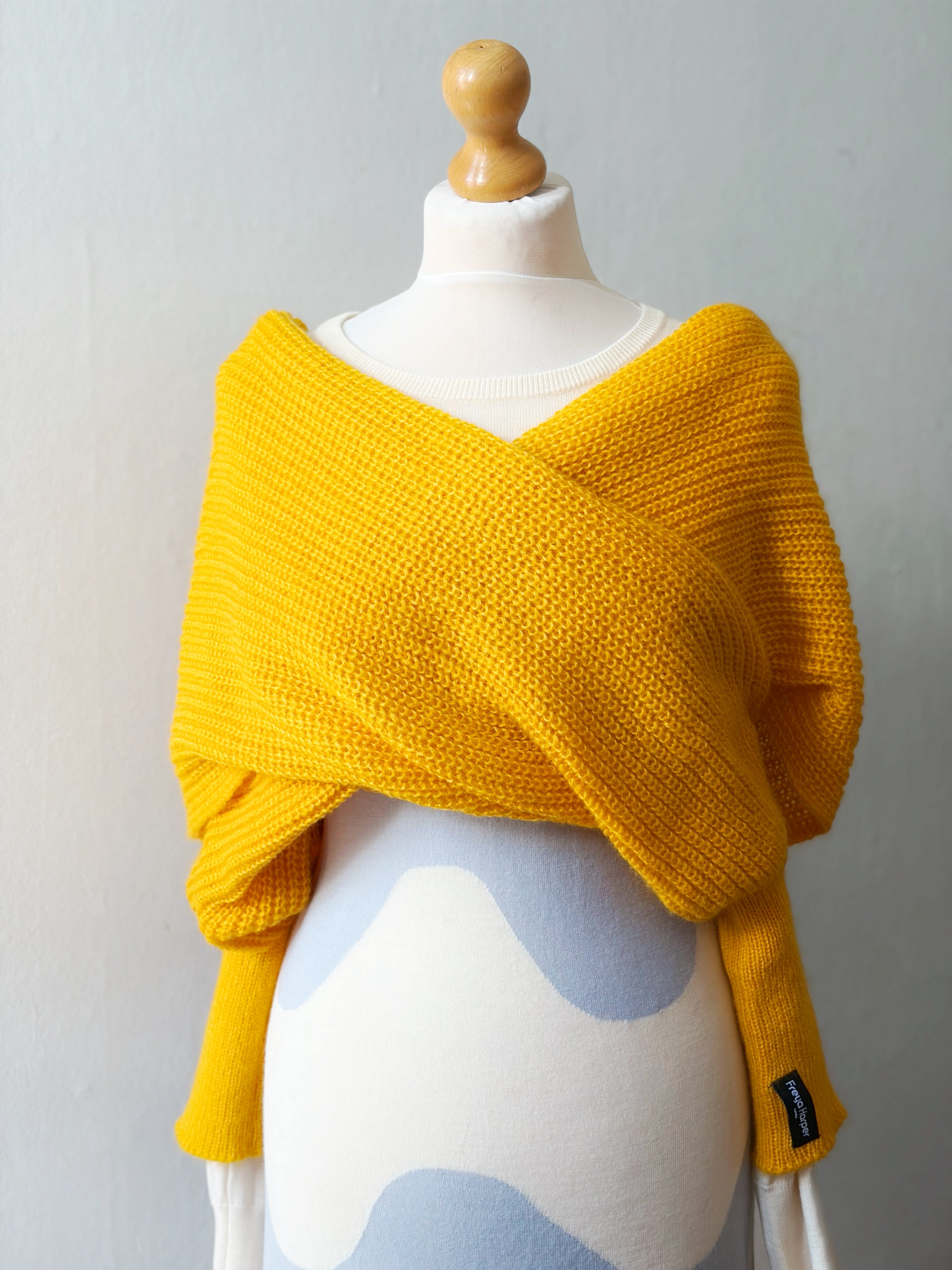 Soft brushed scarf - Yellow