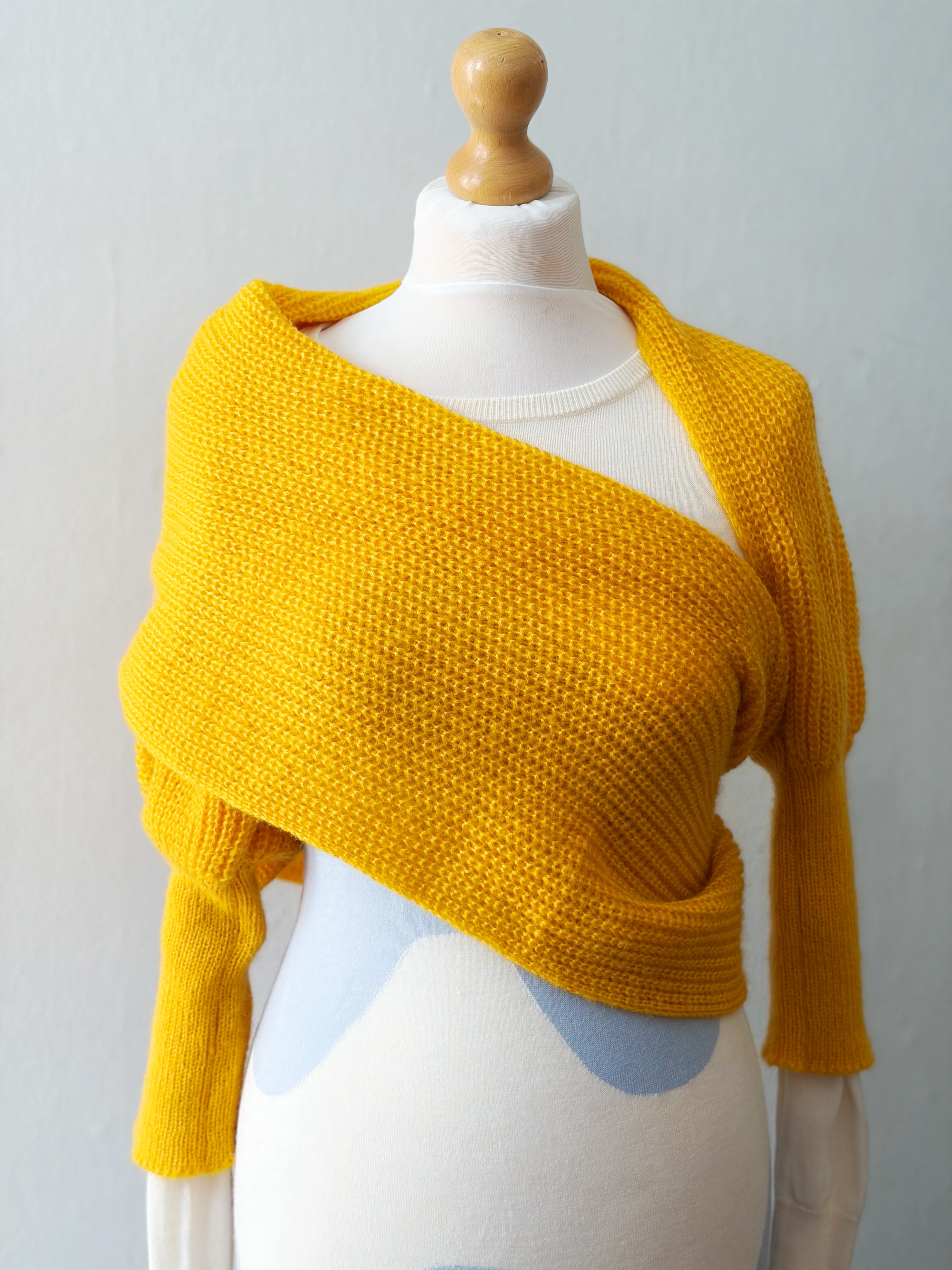 Soft brushed scarf - Yellow