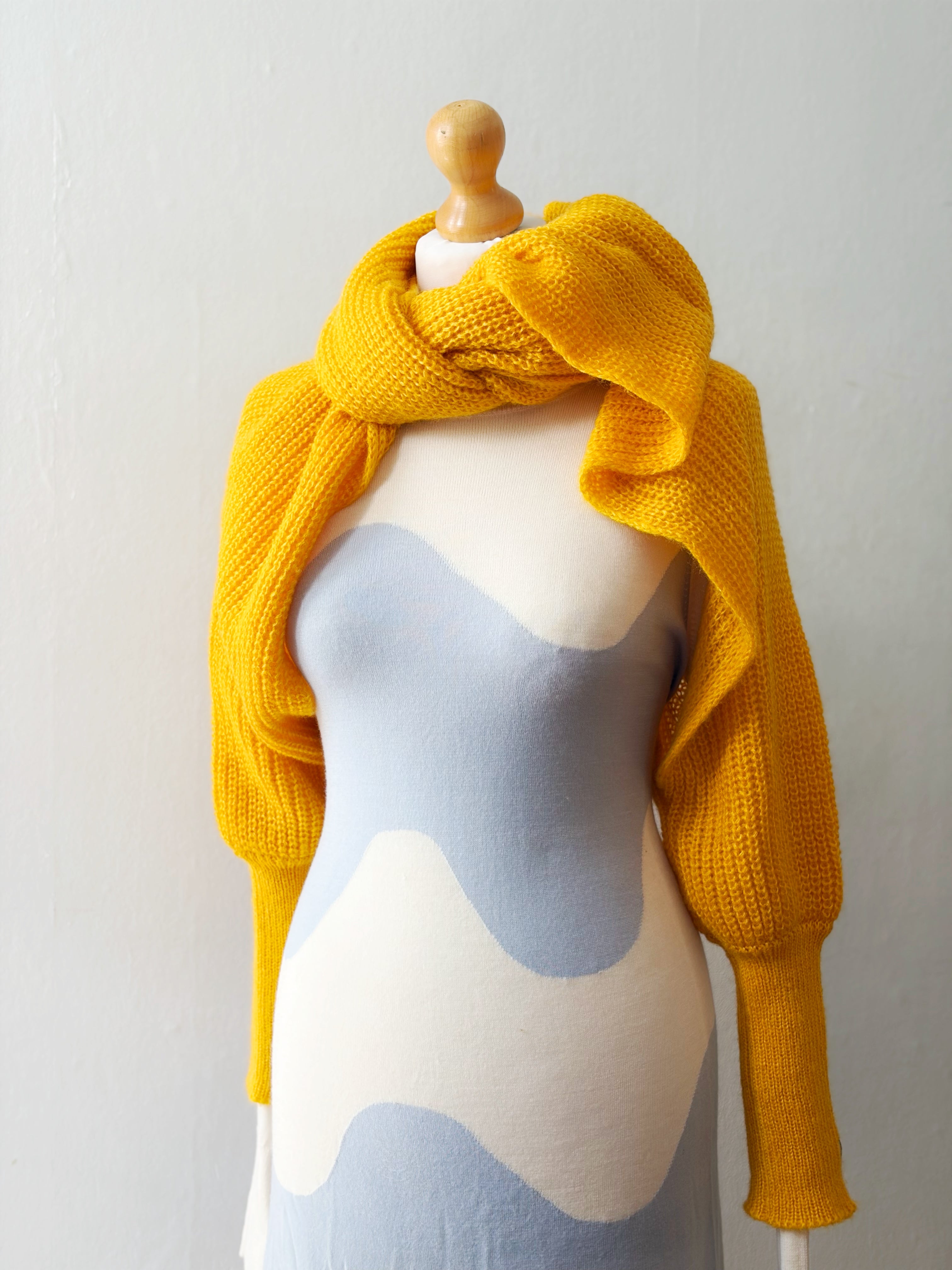 Soft brushed scarf - Yellow