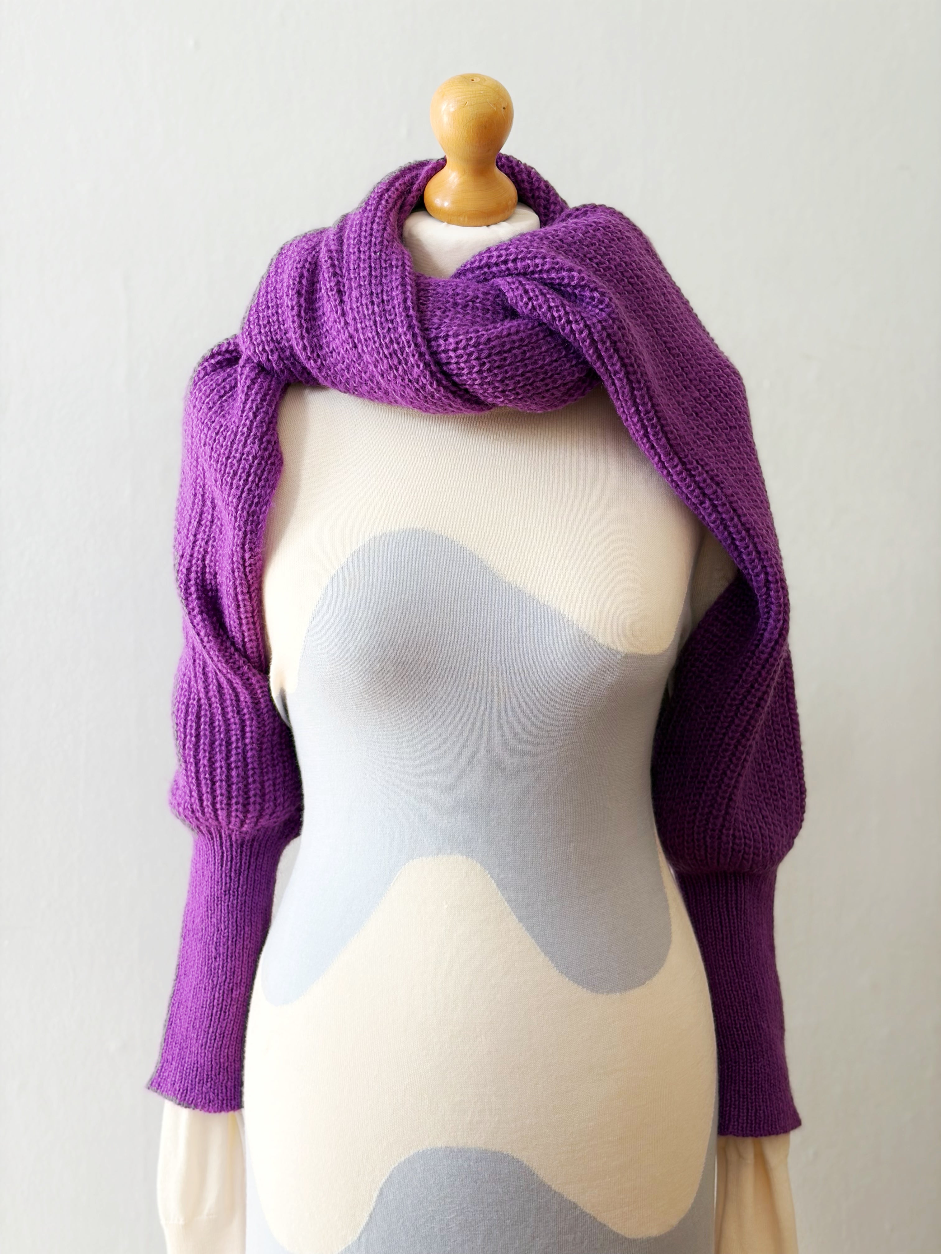 Soft brushed scarf - Purple