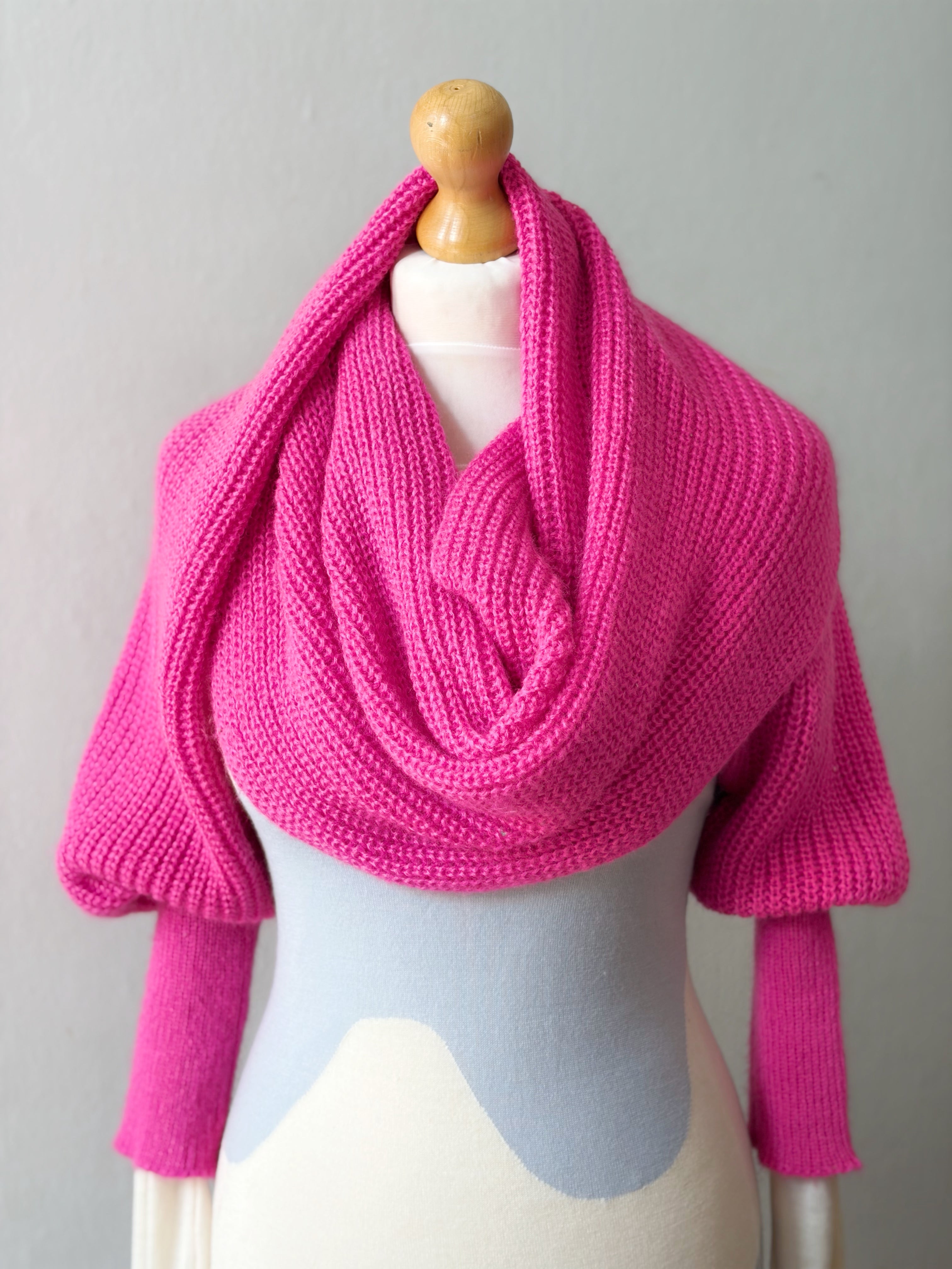 Soft brushed scarf - Hot pink