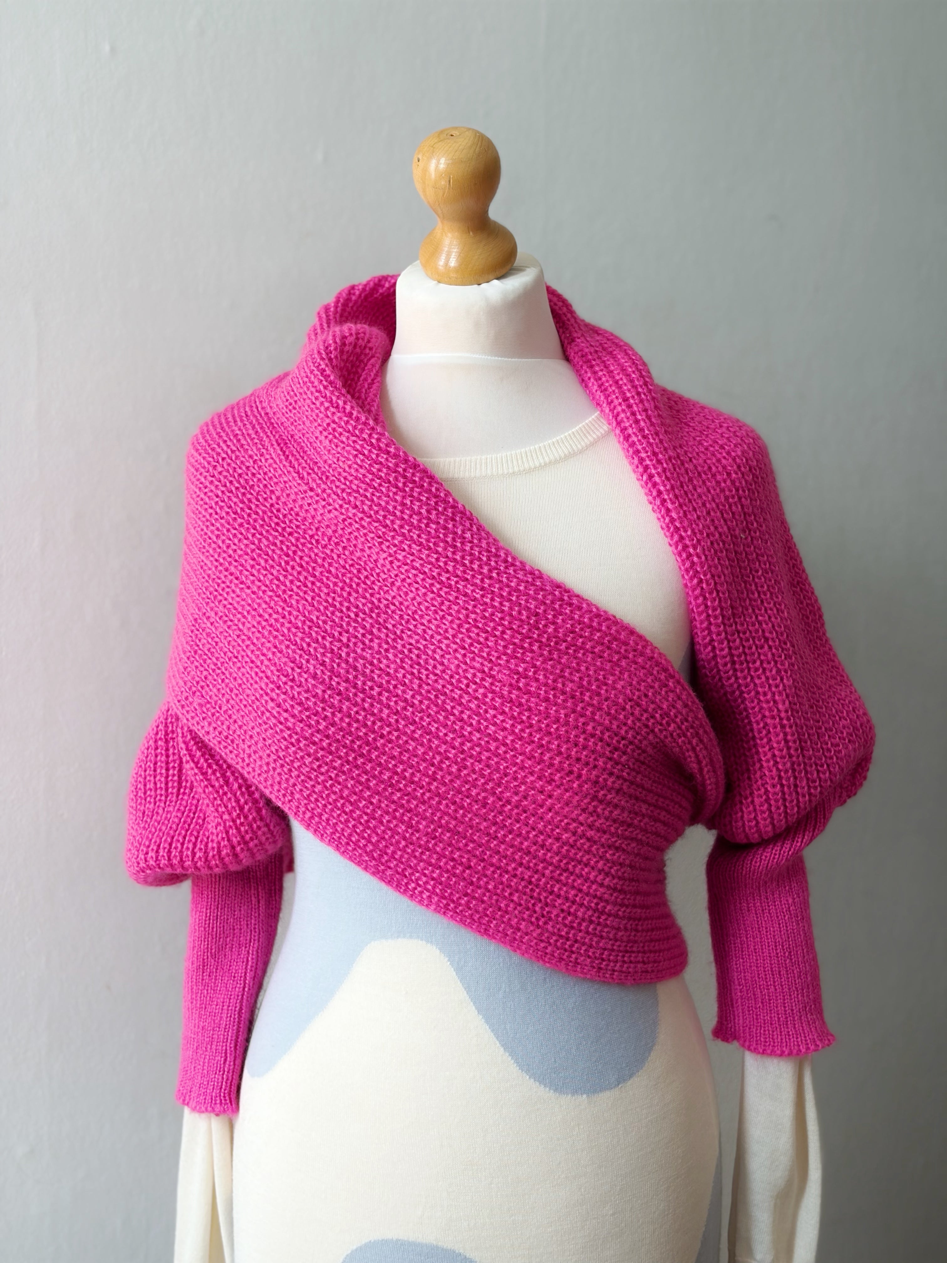 Soft brushed scarf - Hot pink