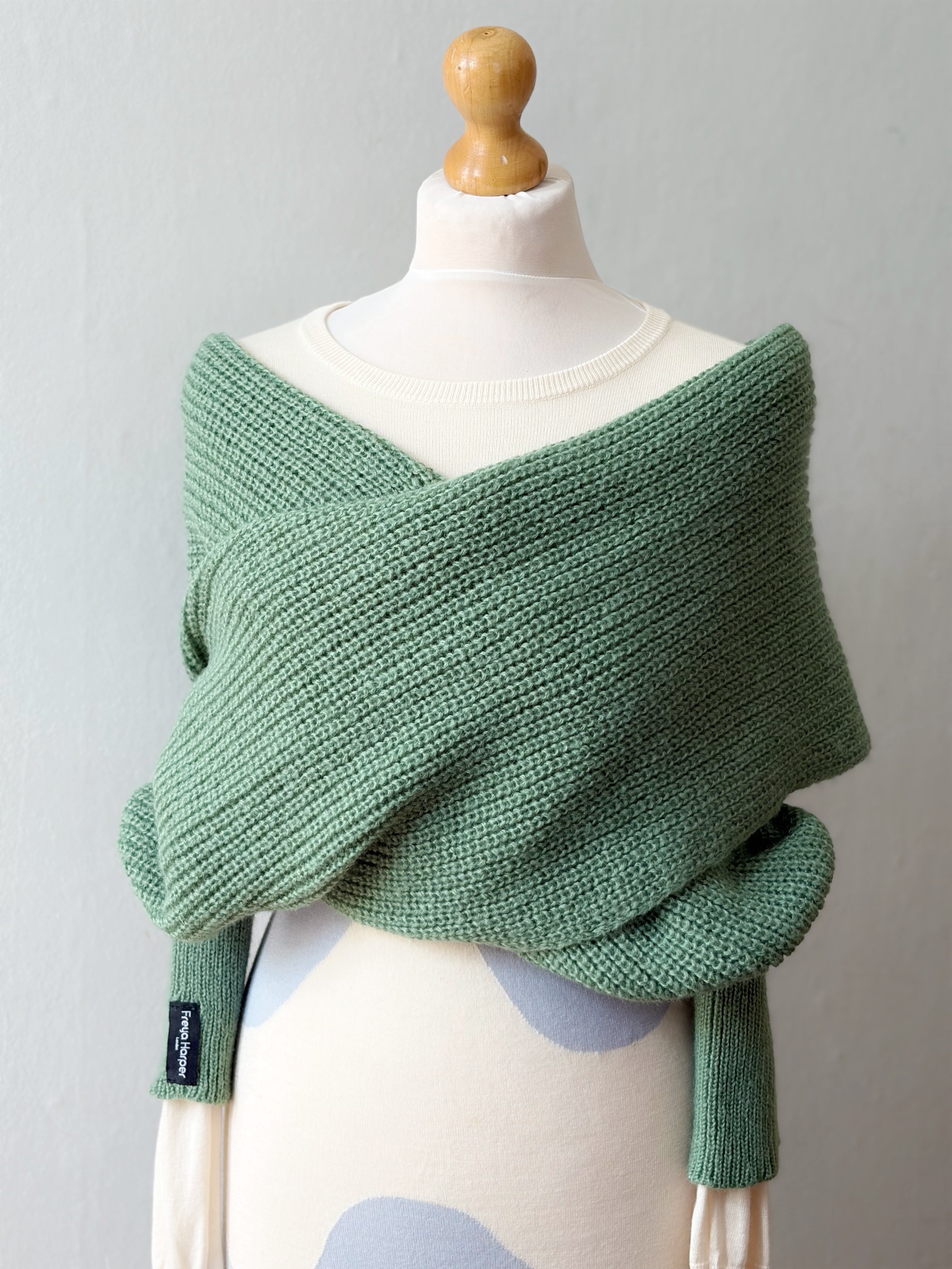 Soft brushed scarf - Green