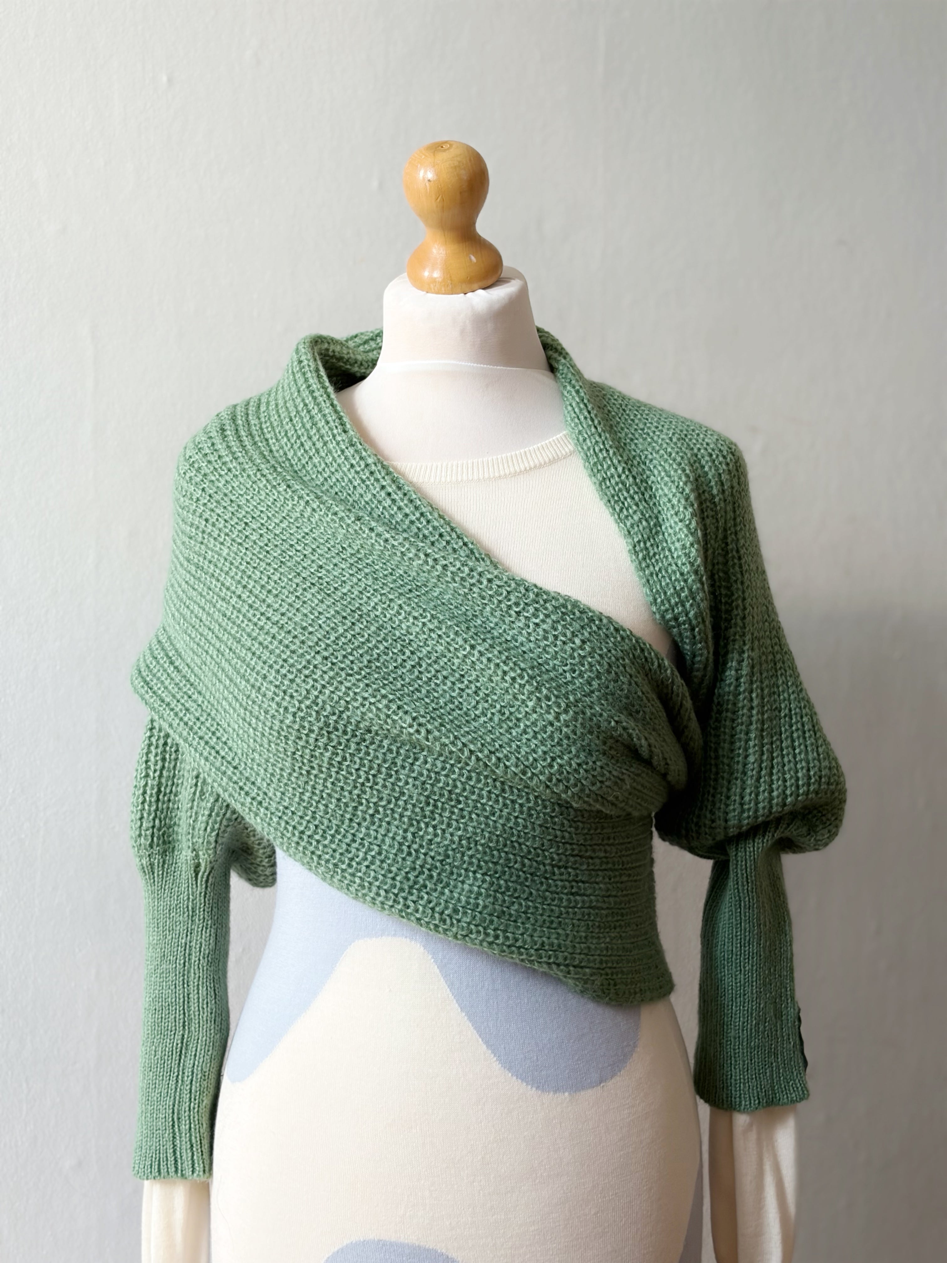 Soft brushed scarf - Green
