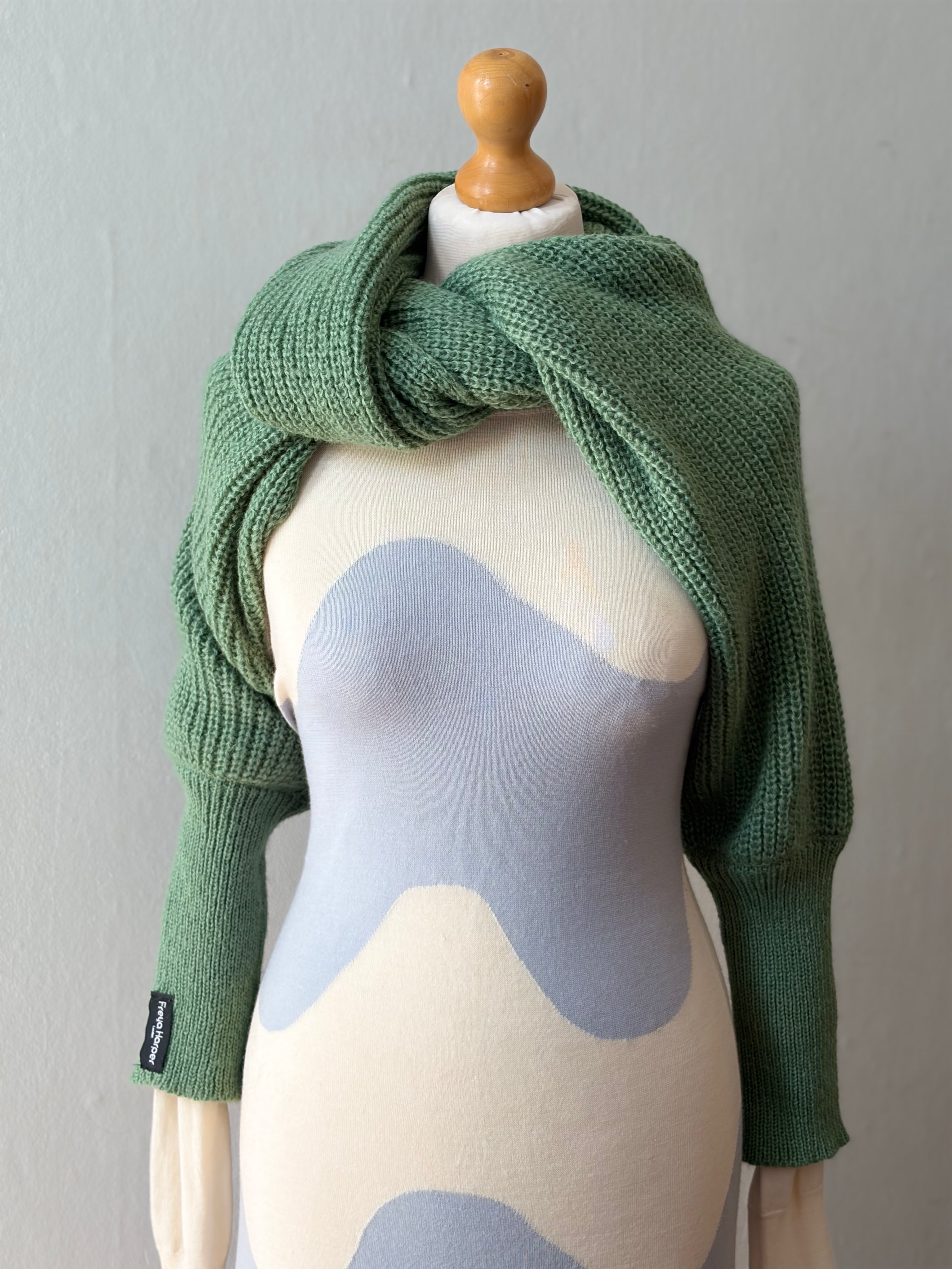 Soft brushed scarf - Green