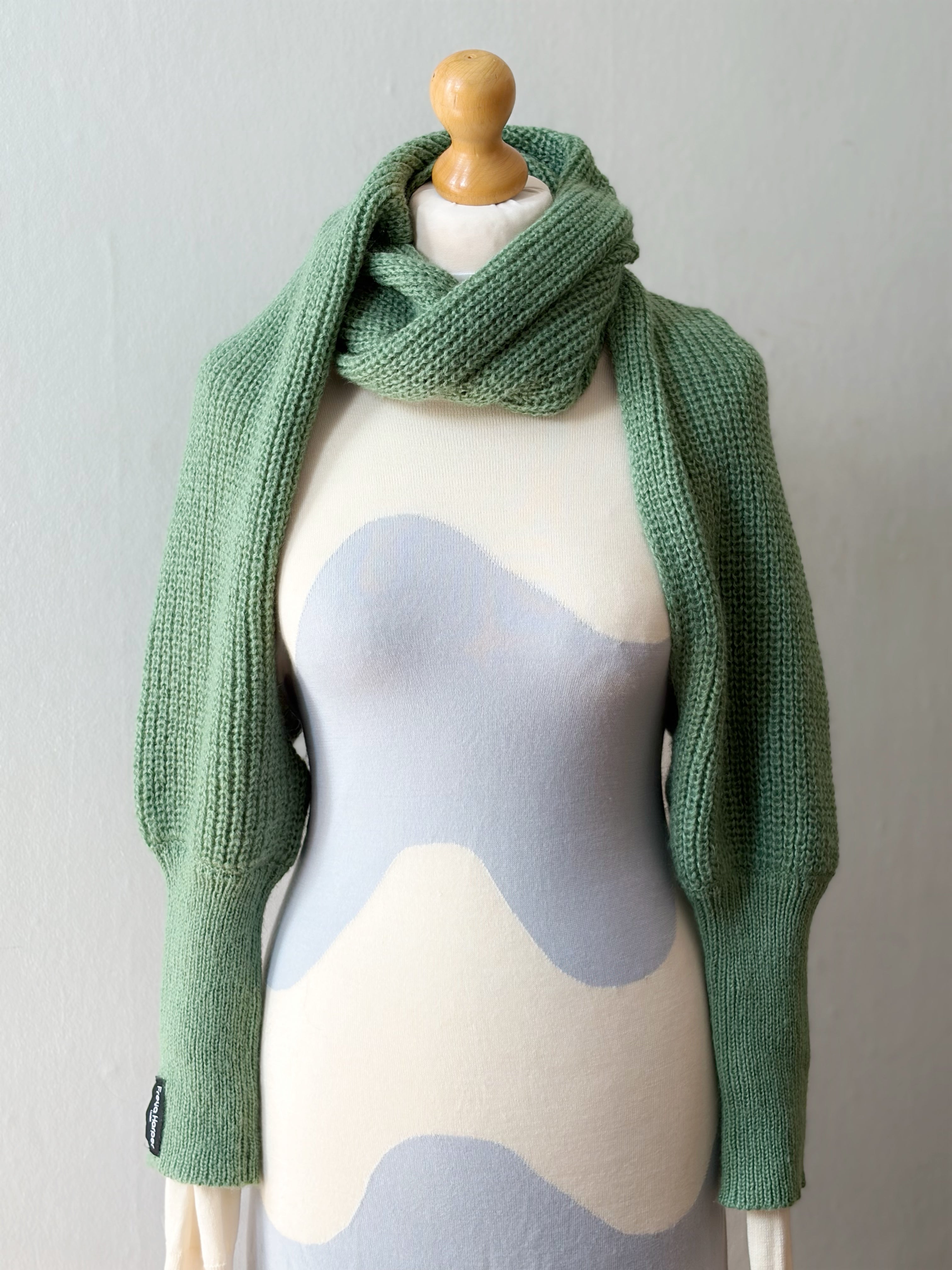 Soft brushed scarf - Green