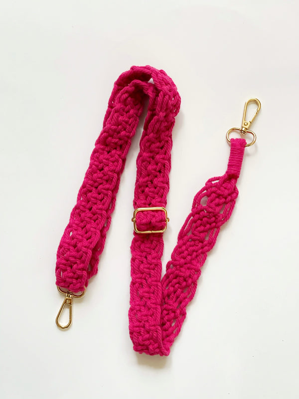 Hot pink Shoulder strap