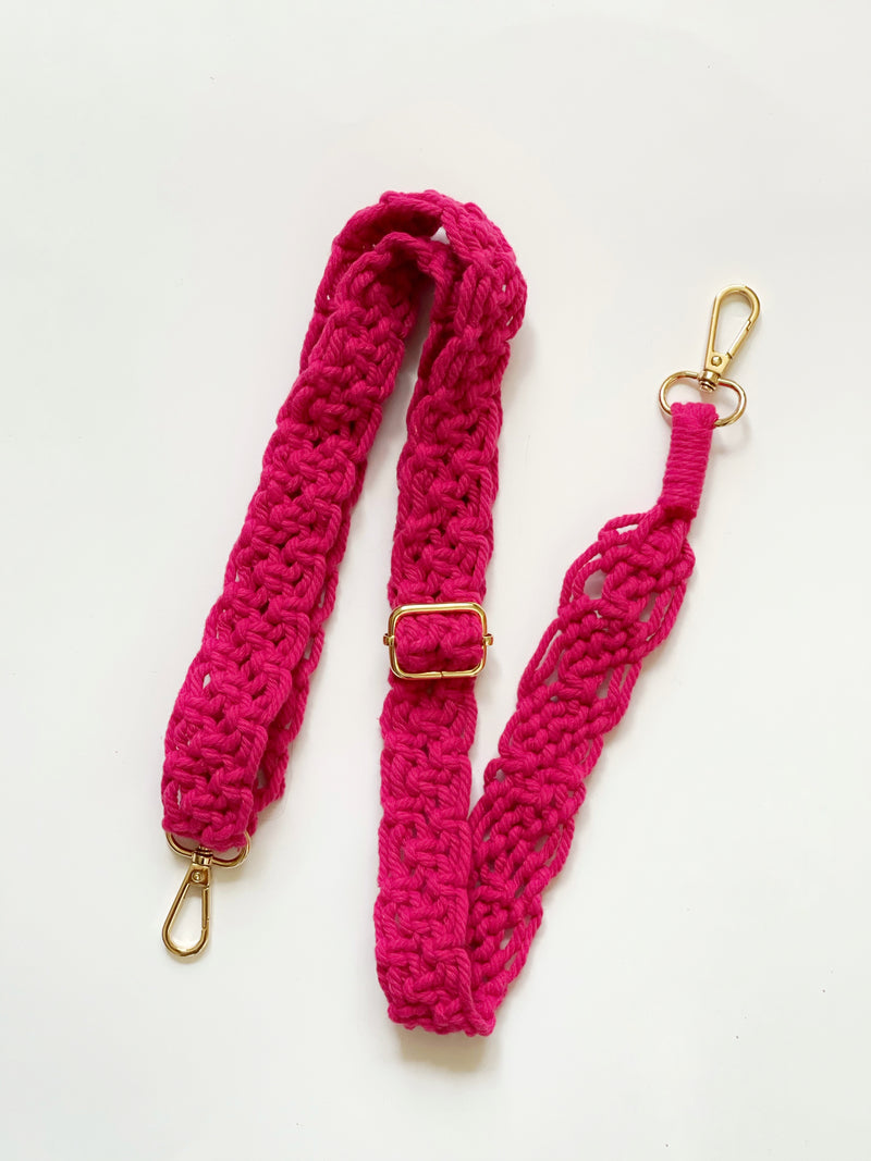 Pink shoulder online strap