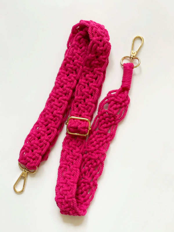 Hot pink Shoulder strap