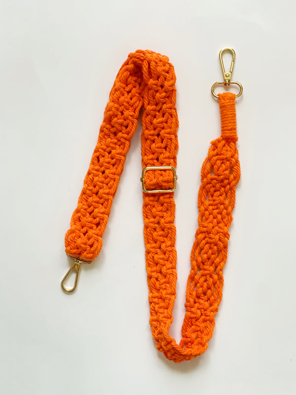 Orange Shoulder strap