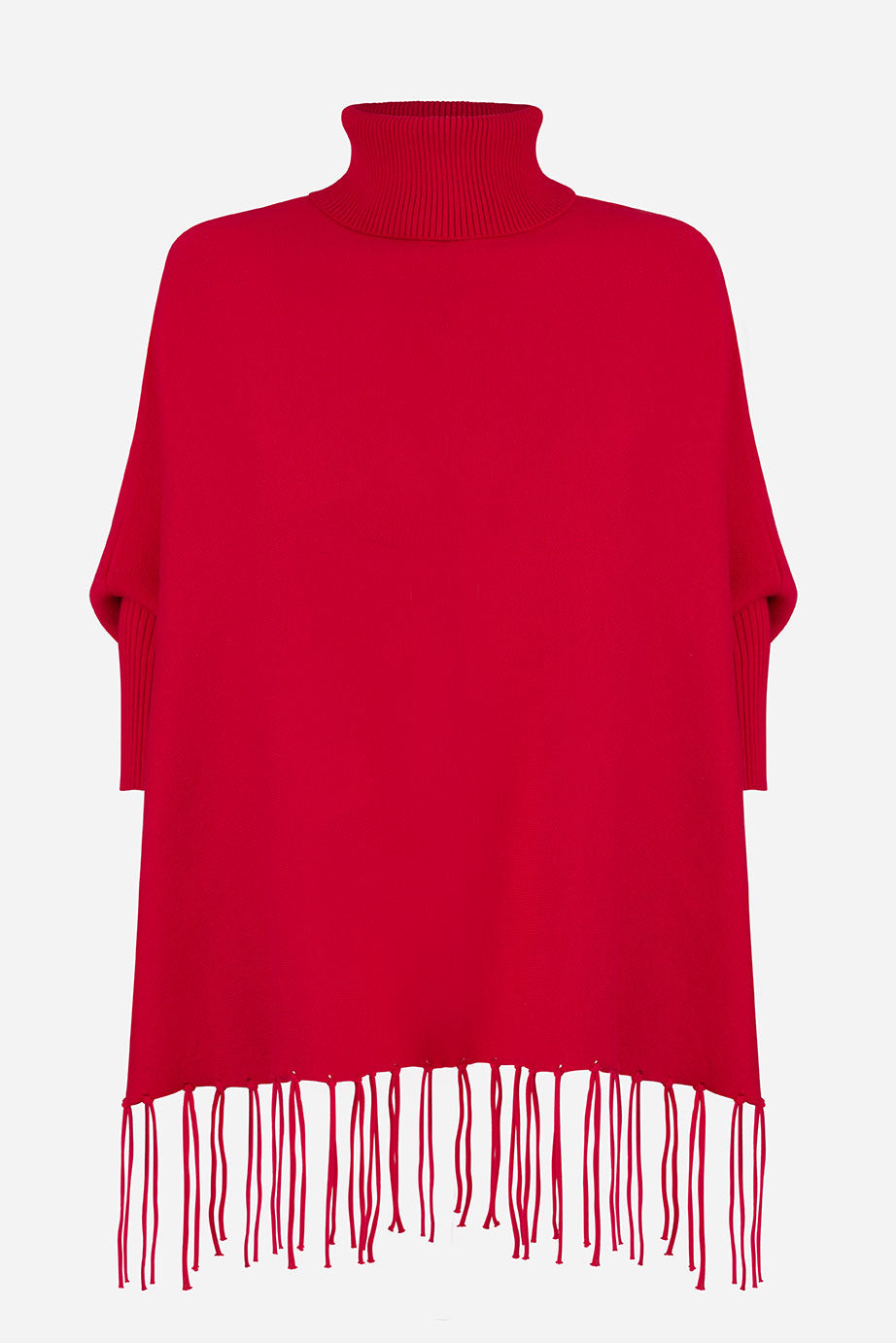 Poncho- Red