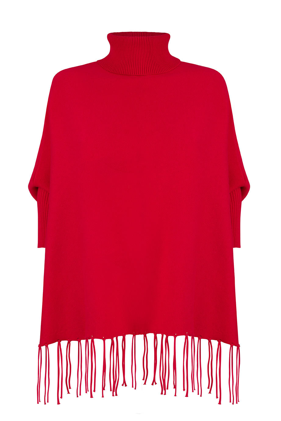 Poncho- Red