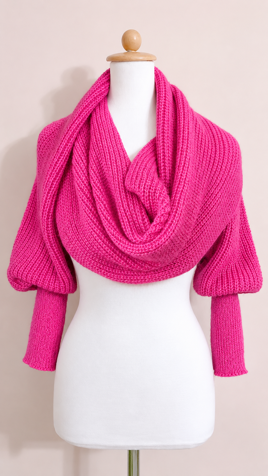 Soft brushed scarf - Hot pink