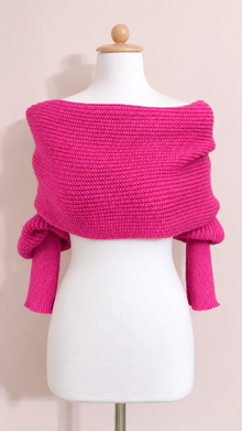 Soft brushed scarf - Hot pink