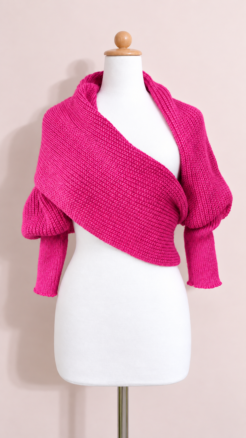 Soft brushed scarf - Hot pink
