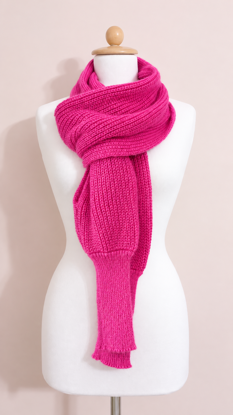 Soft brushed scarf - Hot pink