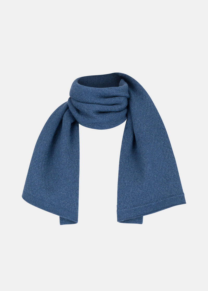 Scarf with buttons - Blue